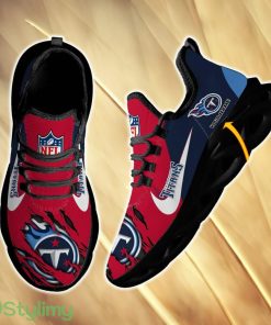 Tennessee Titans Streetwear For Fans Custom Name Max Soul Sneakers New Gift Men And Women Clunky Shoes - Tennessee Titans Chunky Shoes_4