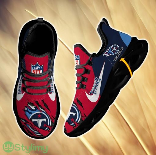 Tennessee Titans Streetwear For Fans Custom Name Max Soul Sneakers New Gift Men And Women Clunky Shoes