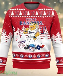 Texas Rangers Ugly Chibi Xmas Sweater Product Photo 1