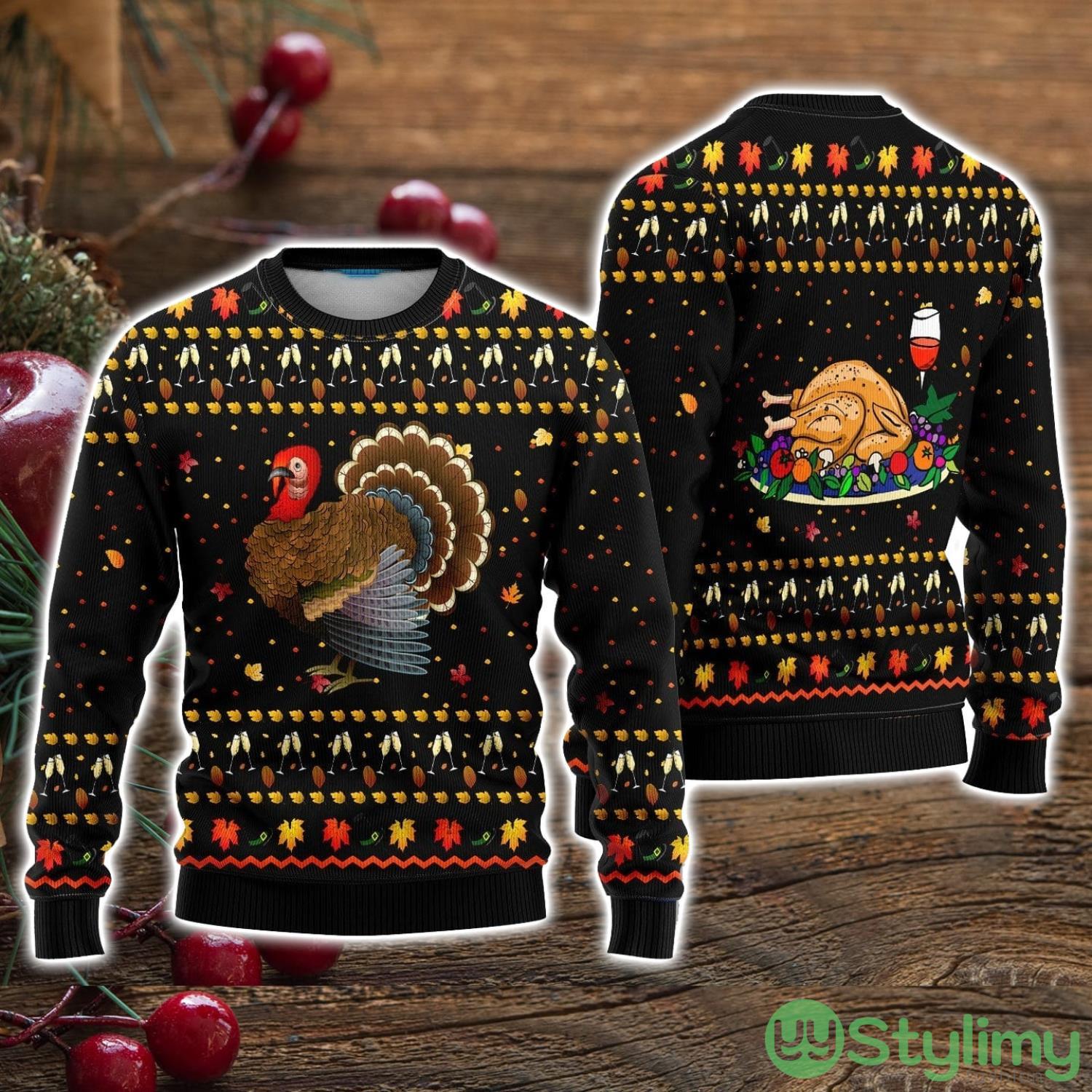 Thanksgiving Ugly Christmas Sweater Christmas Holiday Gift For Men And Women 3 Thanksgiving Ugly Christmas Sweater Christmas Holiday Gift For Men And Women Product Photo 1