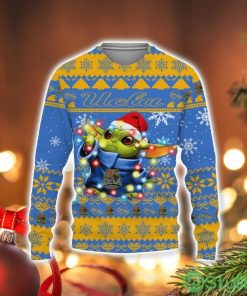 UCLA Bruins Baby Yoda Star Wars Sports Football American Ugly Christmas Sweater Product Photo 1