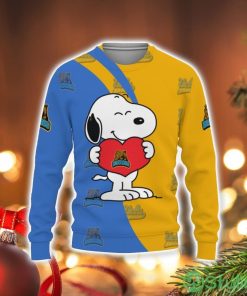 UCLA Bruins Snoopy Cute Heart American Sports Team 3D Sweater Holiday Gift Christmas Gift Product Photo 1