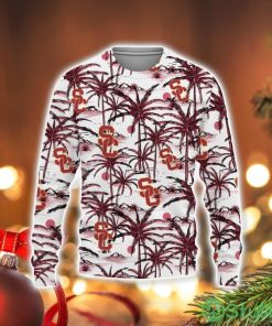 USC Trojans Champions Sports Hawaiian Coconut Patterns 2023 3D Sweater Holiday Gift Christmas Gift Product Photo 1