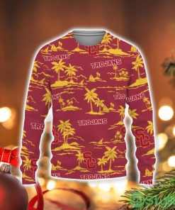 USC Trojans Hawaiian Aloha Hawaii Beach 3D Sweater Holiday Gift Christmas Gift Product Photo 1