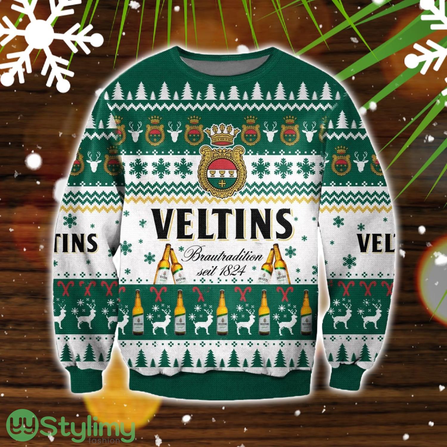 Veltins 3D Ugly Christmas Sweater Christmas Gift 3 Veltins 3D Ugly Christmas Sweater Christmas Gift Product Photo 1