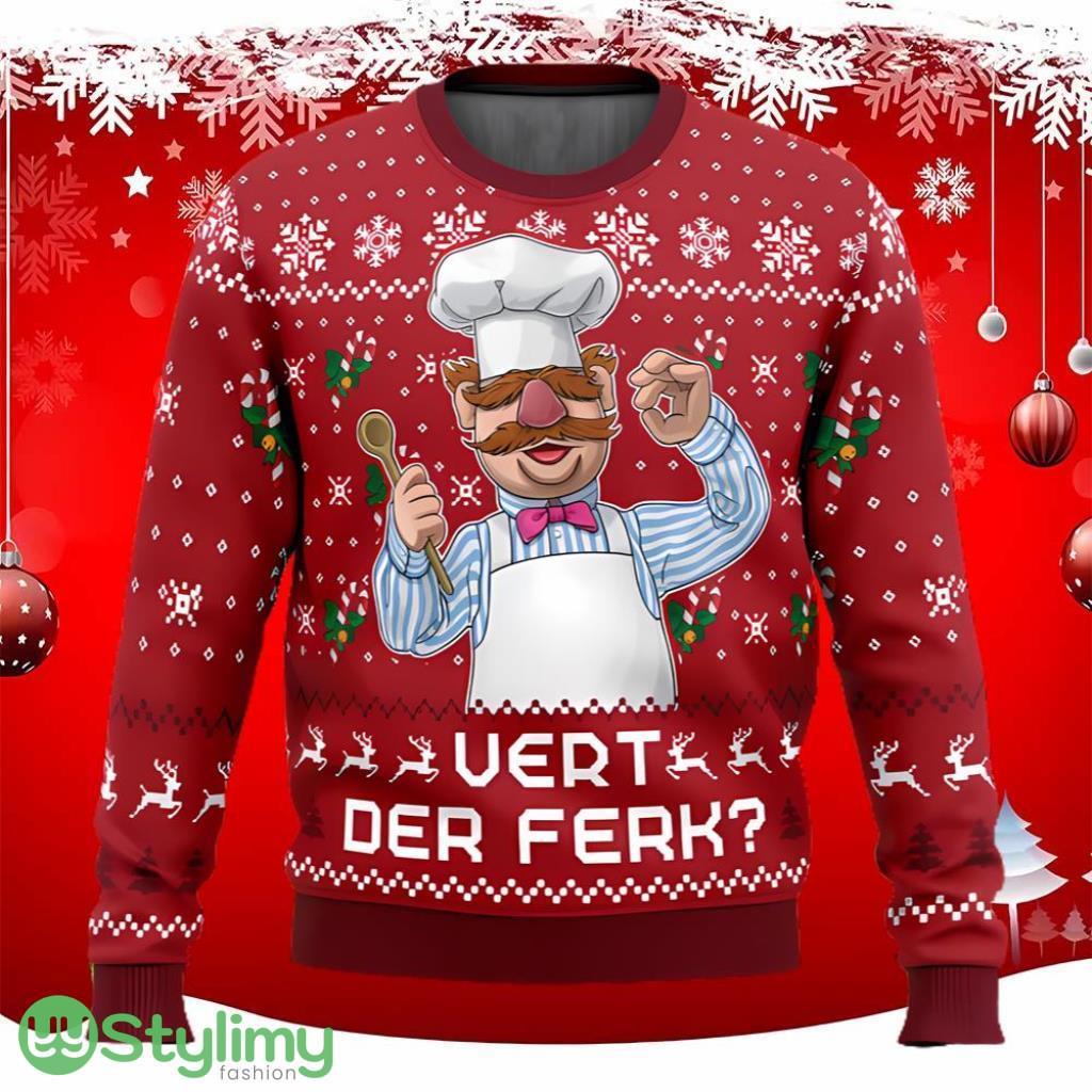 Vert Der Ferk The Muppet Show Ugly Christmas Sweater 2 Vert Der Ferk The Muppet Show Ugly Christmas Sweater Product Photo 1