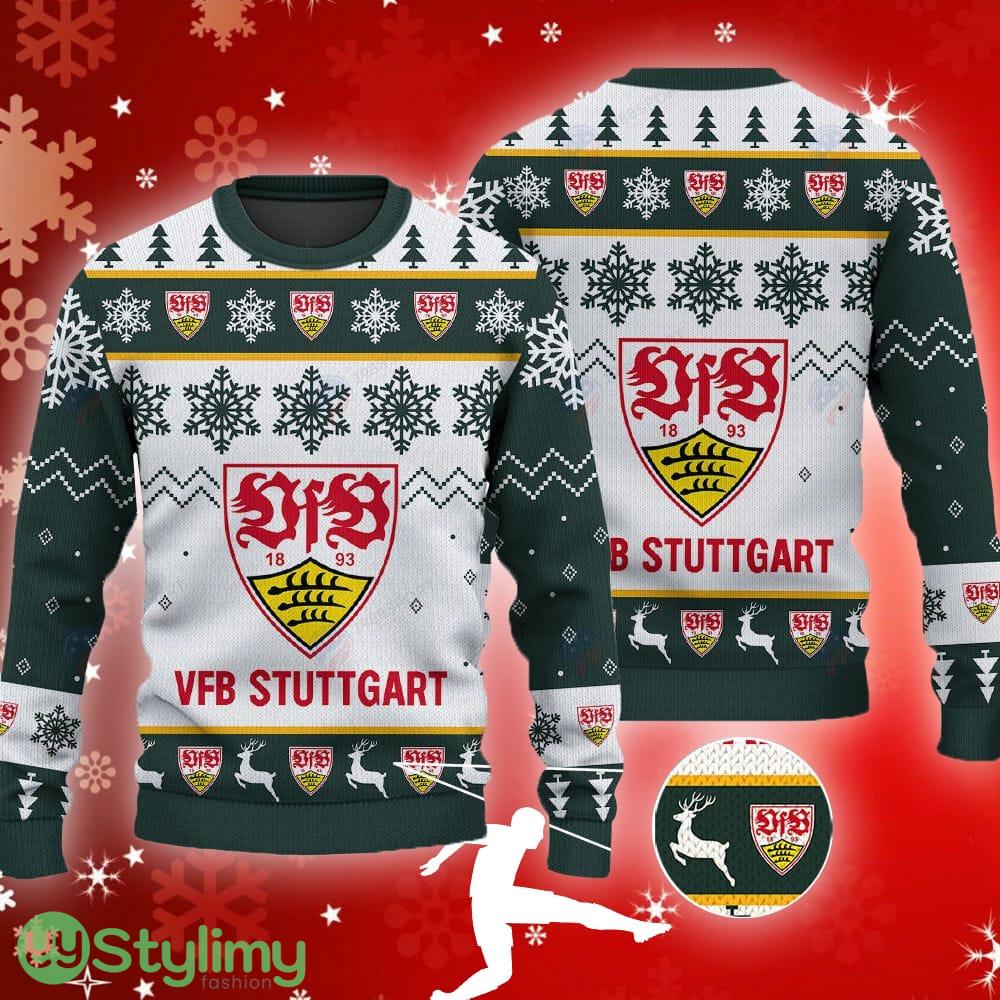 Vfb Stuttgart Big Logo Ugly Snowflakes Reindeer Green 3D Sweater Gift Holidays 3 Vfb Stuttgart Big Logo Ugly Snowflakes Reindeer Green 3D Sweater Gift Holidays - Vfb Stuttgart Big Logo Ugly Snowflakes Reindeer Green 3D Sweater Gift Holidays