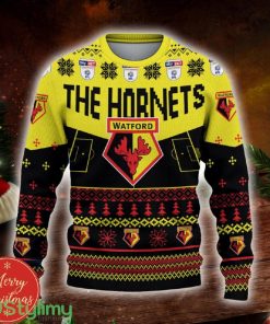 Watford Custom Name 3D Sweater Funny Gift For Men And Women Fans Christmas - Watford 3D Sweater Christmas Personalized_2
