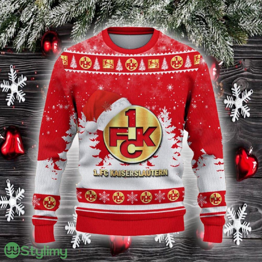 1 FC Kaiserslautern Ugly Christmas Sweater Santa Hat Logo Trending Christmas Gift For Fans 4 1 FC Kaiserslautern Ugly Christmas Sweater Santa Hat Logo Trending Christmas Gift For Fans - 1 FC Kaiserslautern Ugly Christmas Sweater_2