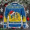 1 FC Saarbrucken Ugly Christmas Sweater Santa Hat Logo Trending Christmas Gift For Fans - 1 FC Saarbrucken Ugly Christmas Sweater_3