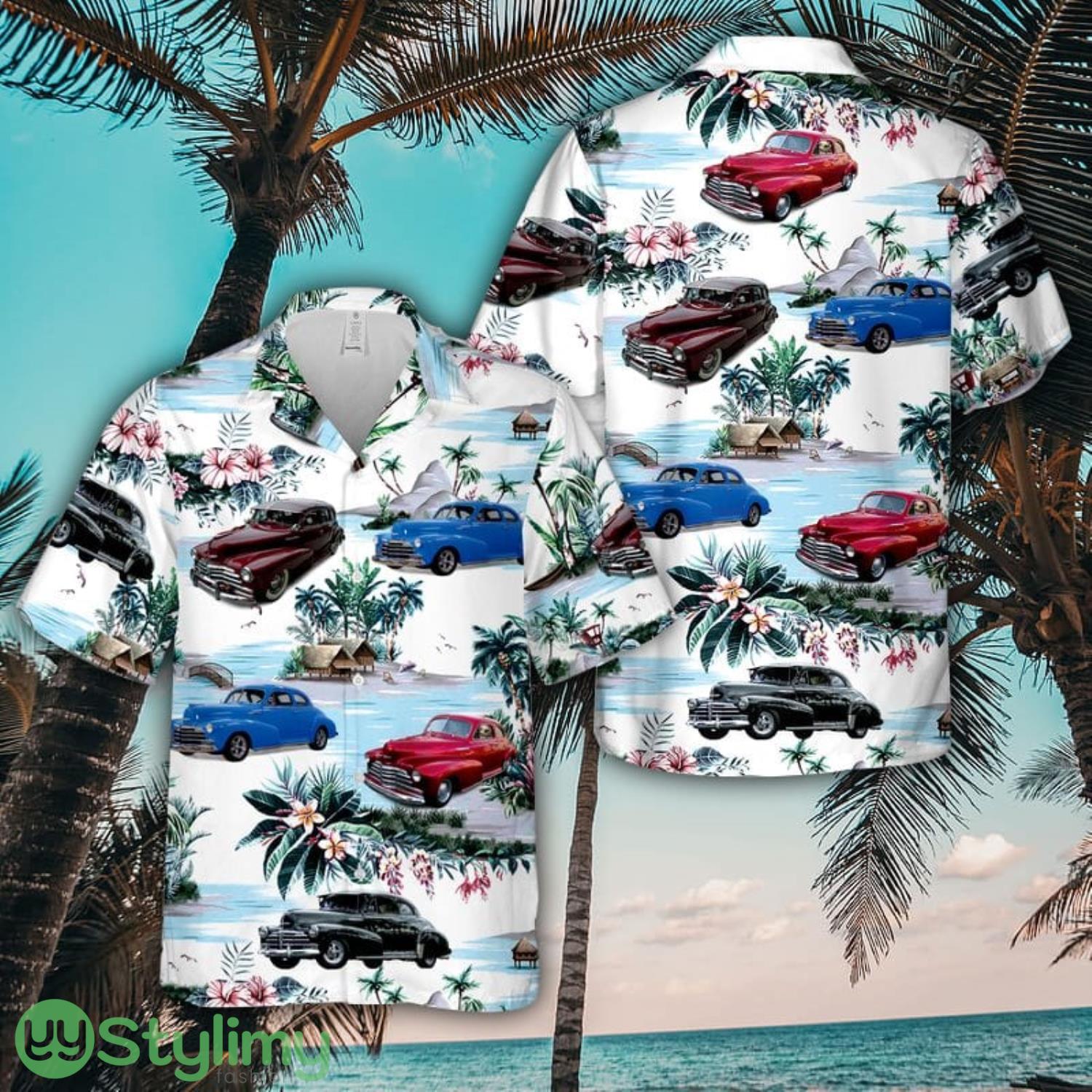 1948 Chevy Fleetmaster Aloha Short Sleeve 3D Printed Hawaiian Shirt For Men And Women 2 1948 Chevy Fleetmaster Aloha Short Sleeve 3D Printed Hawaiian Shirt For Men And Women Product Photo 1