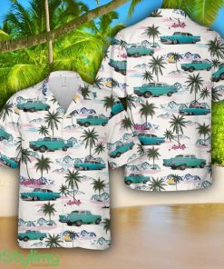 1957 Chevy Bel Air Coupe Tribute Tropical 3D Hawaiian Shirt Summer Gift Product Photo 1