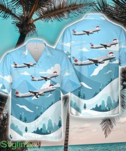 Air Canada Airbus A320-214 Christmas Aloha Short Sleeve 3D Printed Hawaiian Shirt For Men And Women Product Photo 1