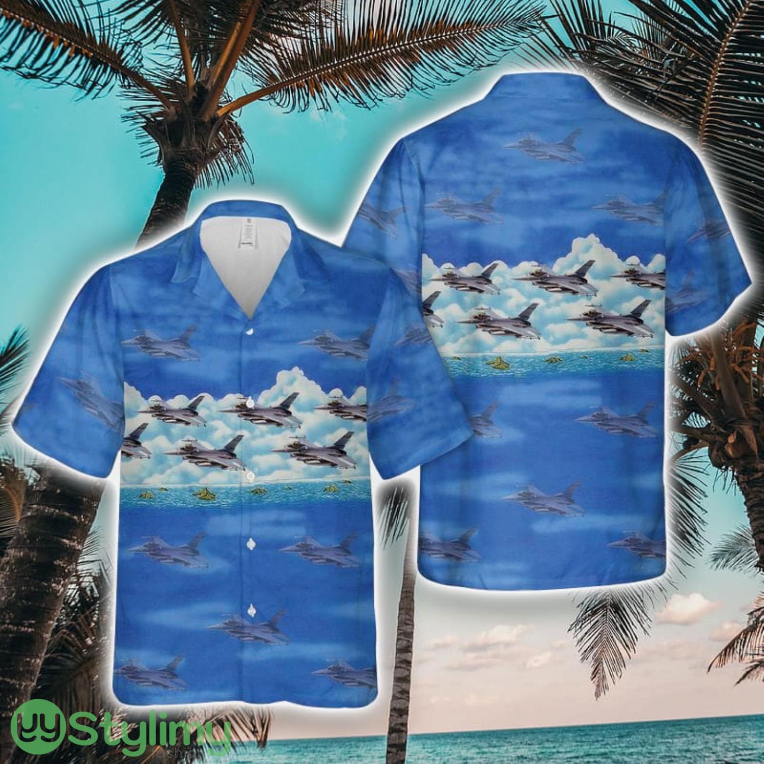 Air Force F-16C Fighting Falcon South Carolina Air Aloha Short Sleeve 3D Printed Hawaiian Shirt For Men And Women 2 Air Force F-16C Fighting Falcon South Carolina Air Aloha Short Sleeve 3D Printed Hawaiian Shirt For Men And Women Product Photo 1