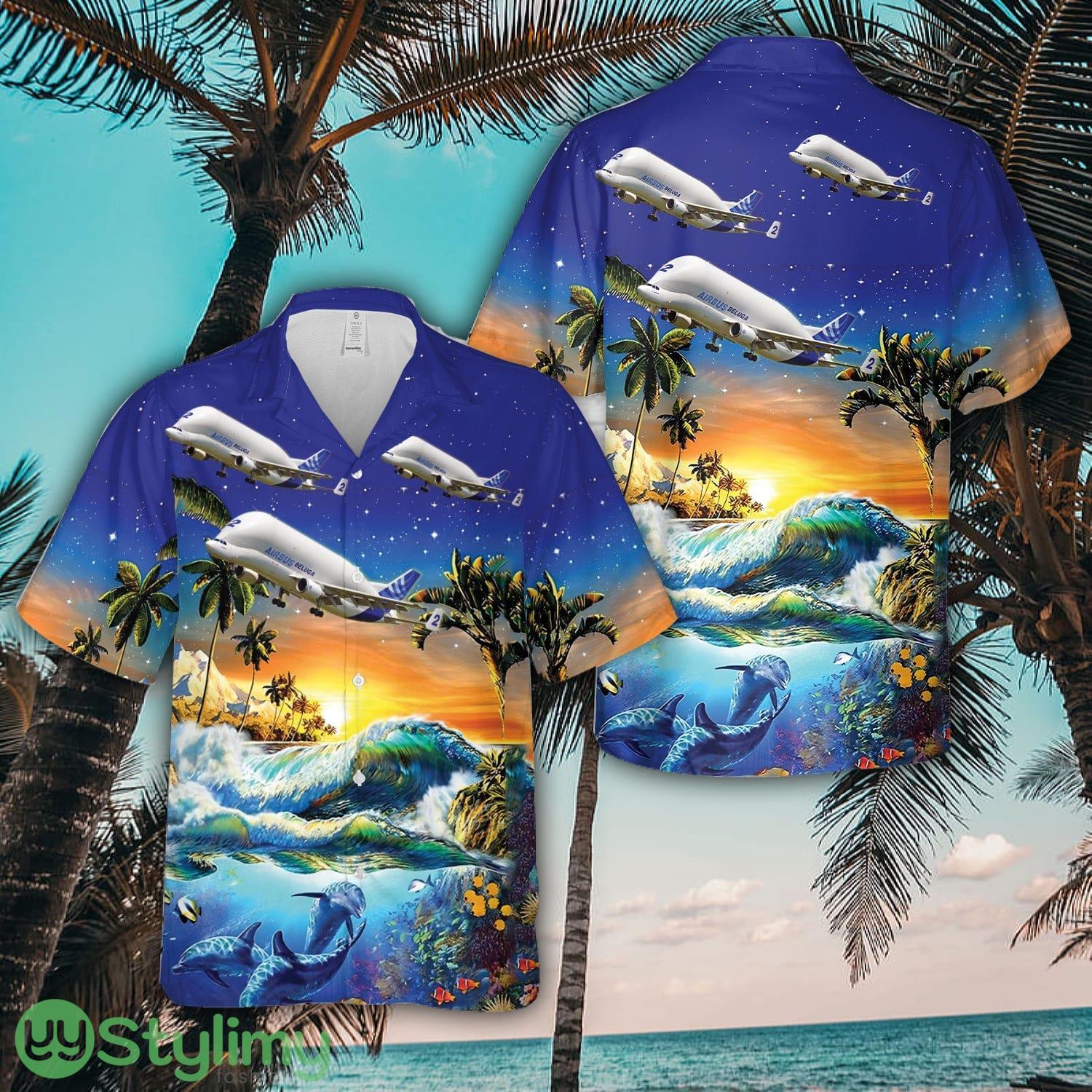 Airbus A300-600ST Beluga Aloha Short Sleeve 3D Printed Hawaiian Shirt For Men And Women 2 Airbus A300-600ST Beluga Aloha Short Sleeve 3D Printed Hawaiian Shirt For Men And Women Product Photo 1