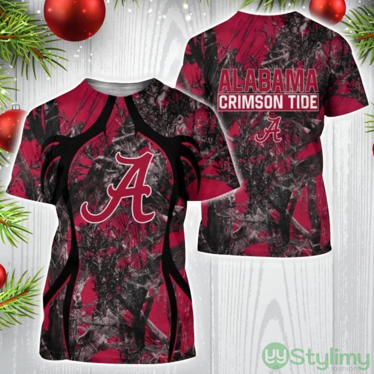 Alabama Crimson Tide 3D T-Shirt Camo Hunting Perfect Gift For Fans 1 Alabama Crimson Tide 3D T-Shirt Camo Hunting Perfect Gift For Fans Product Photo 1