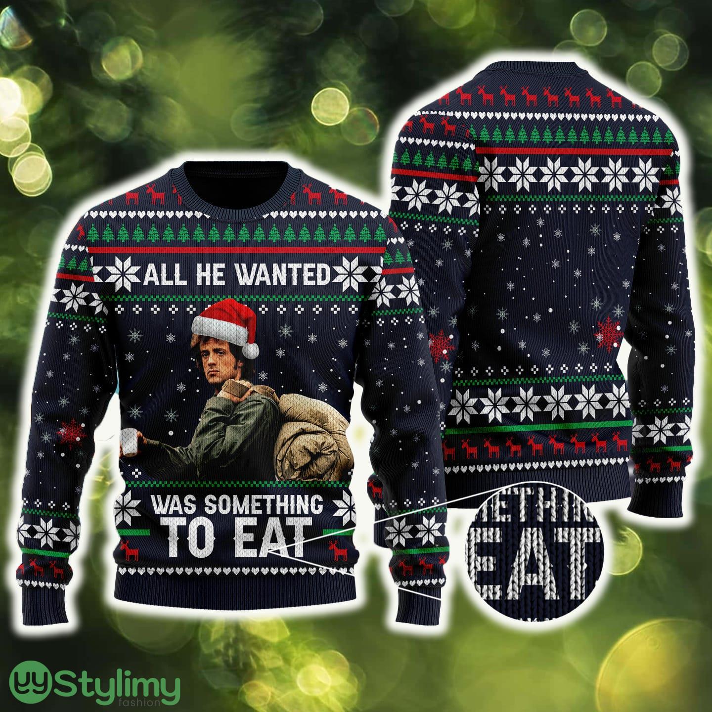 All He Wanted Was Something To Eat Quotes US Movie Ugly Christmas Sweater Gift For Men Women 3 All He Wanted Was Something To Eat Quotes US Movie Ugly Christmas Sweater Gift For Men Women - All He Wanted Was Something To Eat Quotes US Movie Ugly Christmas Sweater Gift For Men Women
