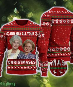 And May All Your es 3D All Over Printed Sitcom Ugly Christmas Sweater Gift For Men Women - And May All Your es 3D All Over Printed Sitcom Ugly Christmas Sweater Gift For Men Women