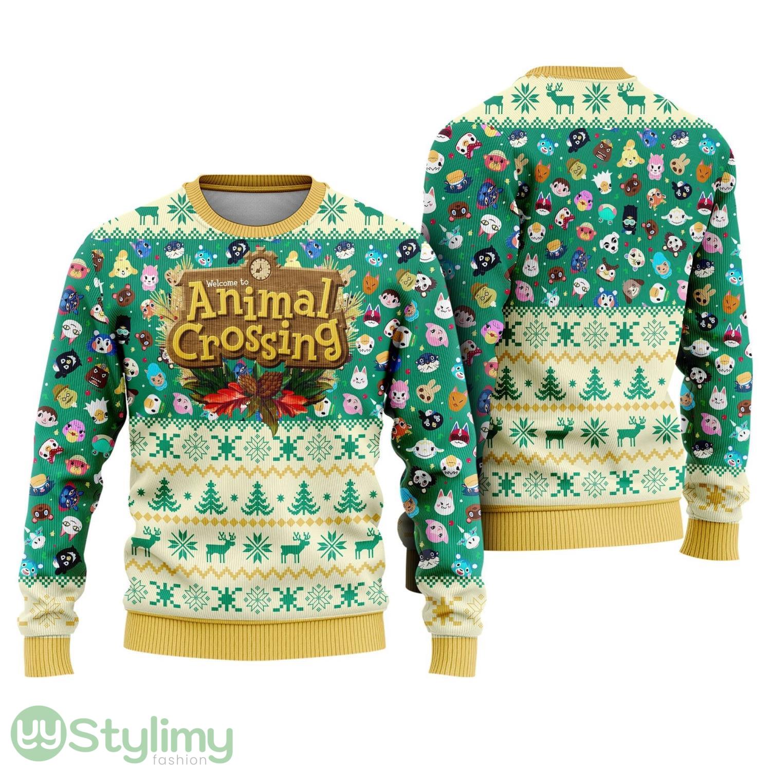 Animal Crossing Christmas Sweater Villager Zucker Cherry Stitches Ugly Sweater 2 Animal Crossing Christmas Sweater Villager Zucker Cherry Stitches Ugly Sweater Product Photo 1