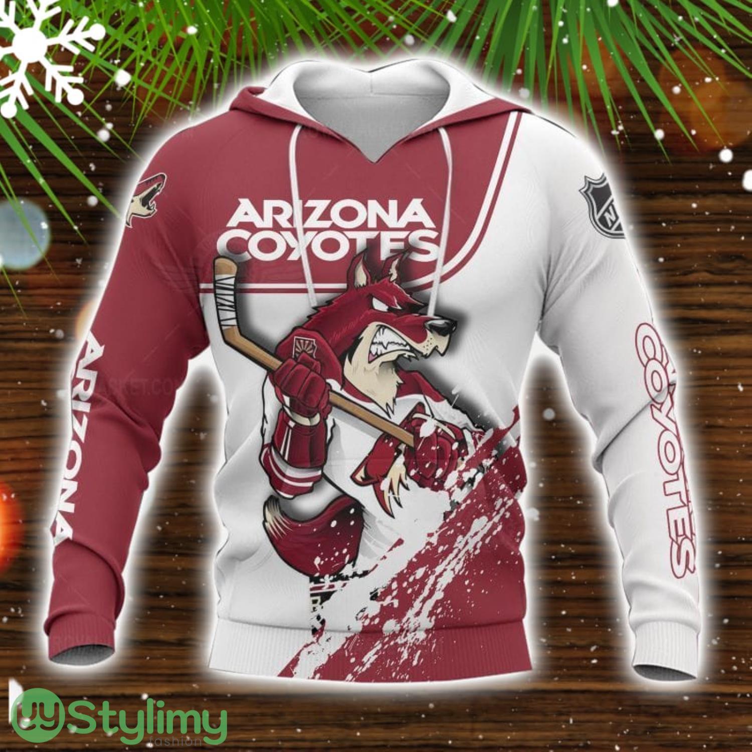 Arizona Coyotes 3D All Over printed Hoodie For Men And Women 7 Arizona Coyotes 3D All Over printed Hoodie For Men And Women Product Photo 1