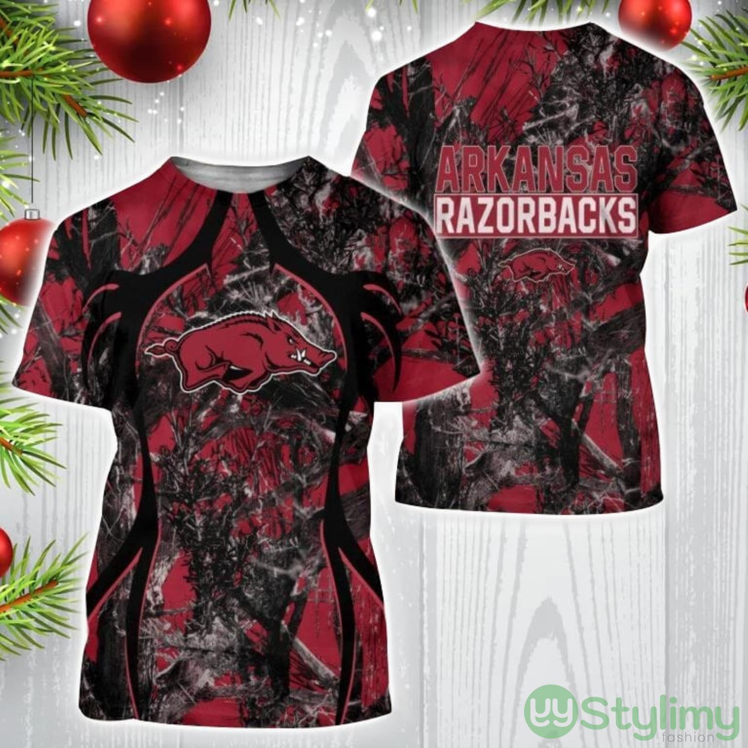 Arkansas Razorbacks 3D T-Shirt Camo Hunting Perfect Gift For Fans 1 Arkansas Razorbacks 3D T-Shirt Camo Hunting Perfect Gift For Fans Product Photo 1