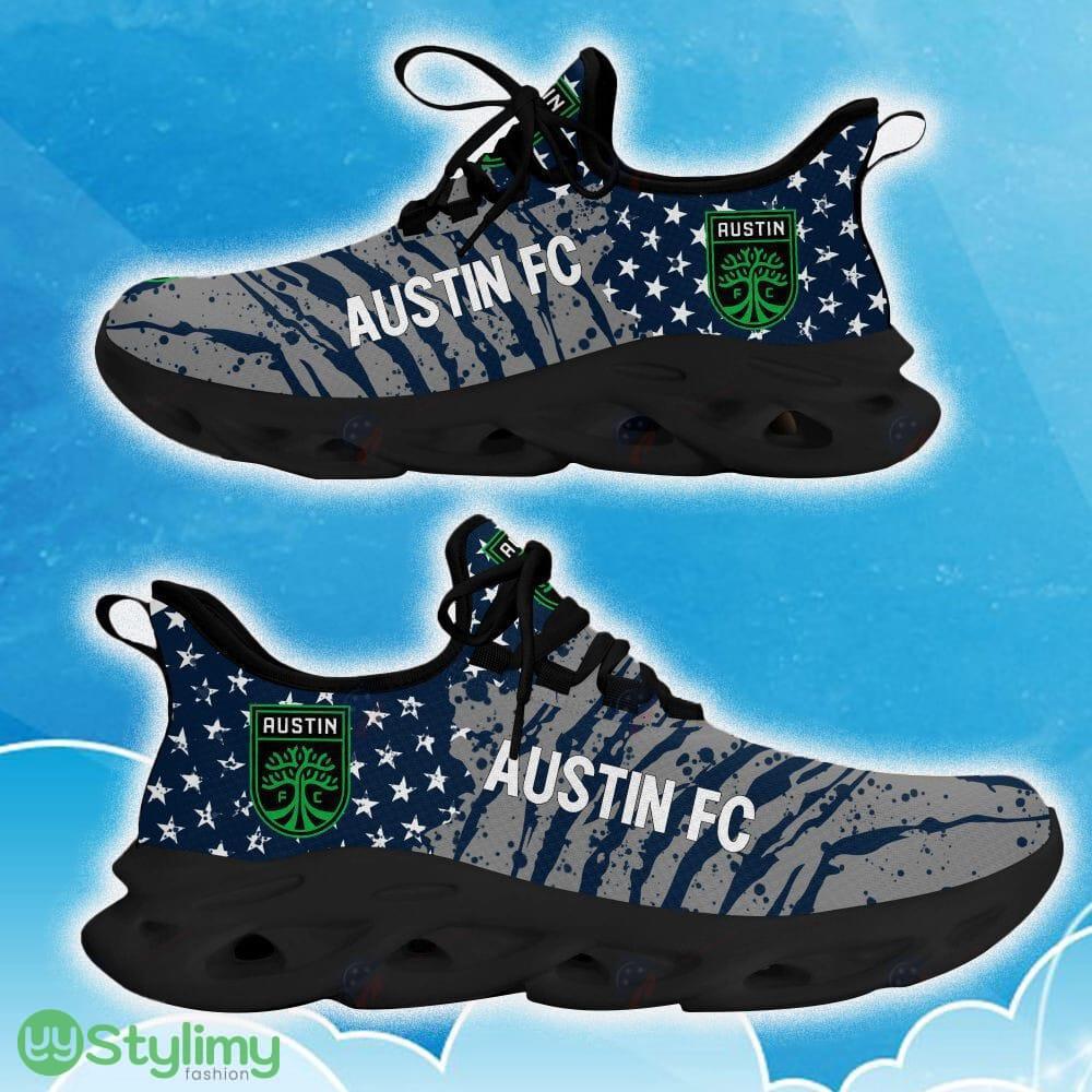 Austin FC Navy New Chunky Shoes Camo Logo Printed For Men And Women Gift Fans Max Soul Sneakers 2 Austin FC Navy New Chunky Shoes Camo Logo Printed For Men And Women Gift Fans Max Soul Sneakers - Austin FC Clunky Sneakers Photo 2