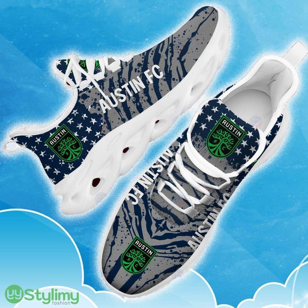 Austin FC Navy New Chunky Shoes Camo Logo Printed For Men And Women Gift Fans Max Soul Sneakers 4 Austin FC Navy New Chunky Shoes Camo Logo Printed For Men And Women Gift Fans Max Soul Sneakers - Austin FC Clunky Sneakers Photo 12