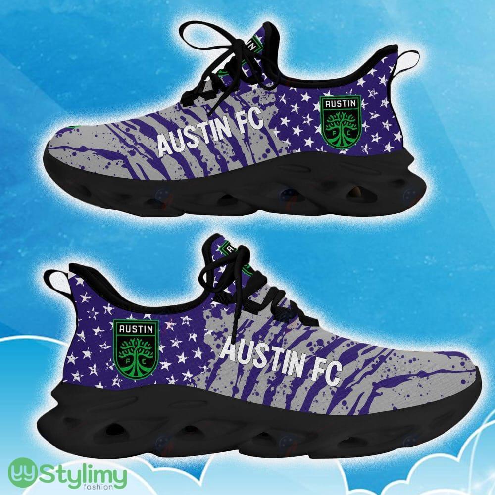 Austin FC Purple New Chunky Shoes Camo Logo Printed For Men And Women Gift Fans Max Soul Sneakers 2 Austin FC Purple New Chunky Shoes Camo Logo Printed For Men And Women Gift Fans Max Soul Sneakers - Austin FC Clunky Sneakers Photo 9