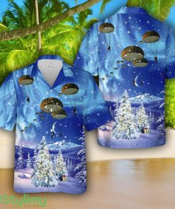 Australian Army 3rd Battalion, Royal Australian Regiment Parachute Drop Christmas Tropical 3D Hawaiian Shirt Summer Gift Product Photo 1