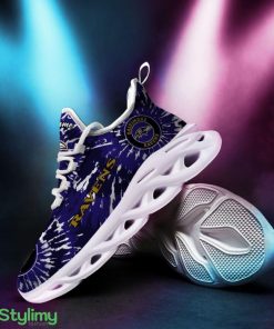 Baltimore Ravens Custom Name Tie Dye Max Soul Sneaker Shoes For Fans - Baltimore Ravens Tie Dye Max Soul Sneaker Shoes_1