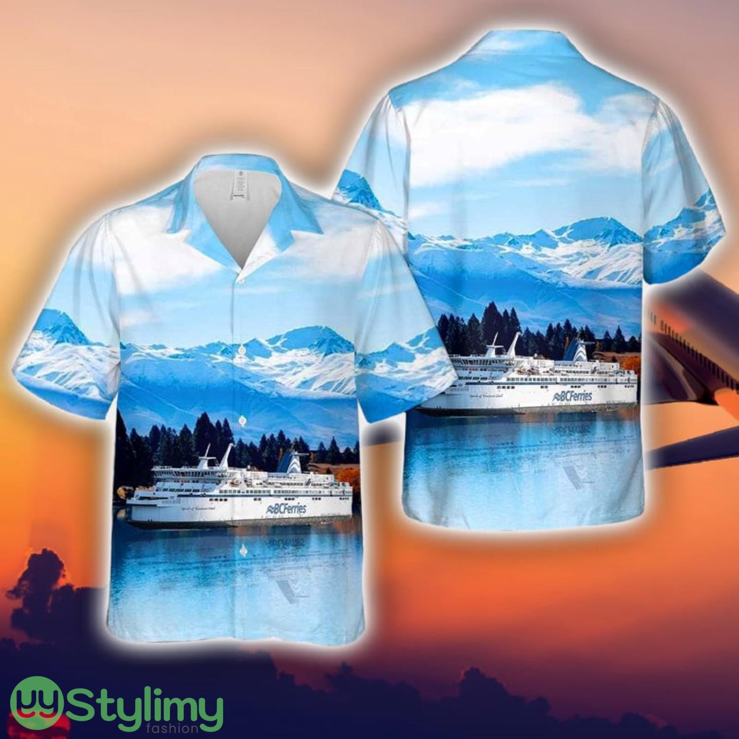 BC Ferries MV Spirit of Vancouver Island Aloha Short Sleeve 3D Printed Hawaiian Shirt For Men And Women 2 BC Ferries MV Spirit of Vancouver Island Aloha Short Sleeve 3D Printed Hawaiian Shirt For Men And Women Product Photo 1