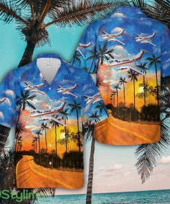 Beechcraft 200 US Army Corps of Engineers airplane 3D Hawaiian Shirt Summer Time Holiday Gift For Men And Women Product Photo 1