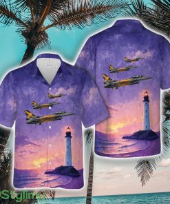 Belgian Air Component FA-136, F-16AM, X-TIGER, 31 Tiger Squadron Aloha Short Sleeve 3D Printed Hawaiian Shirt For Men And Women Product Photo 1