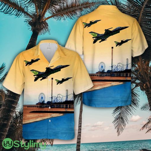 Belgian Air Force General Dynamics F-16AM Fighting Falcon Green Viper 3D Hawaiian Shirt Summer Time Holiday Gift For Men And Women Product Photo 1