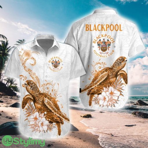 Blackpool F.C Combo Hawaiian Shirt And Shorts Summer Gift For Beach Lover Product Photo 1