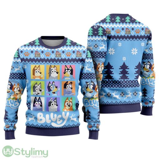 Bluey Ugly Christmas Sweater  I Need 20 Minutes Where No One Come Near Me Sweater  Bluey Bingo Xmas Family Christmas Gift