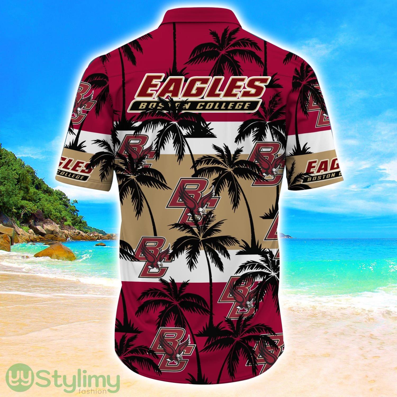 Boston College Eagles Tropical Palm Tree Trending Summer Aloha Hawaiian Shirt 3 Boston College Eagles Tropical Palm Tree Trending Summer Aloha Hawaiian Shirt Product Photo 3