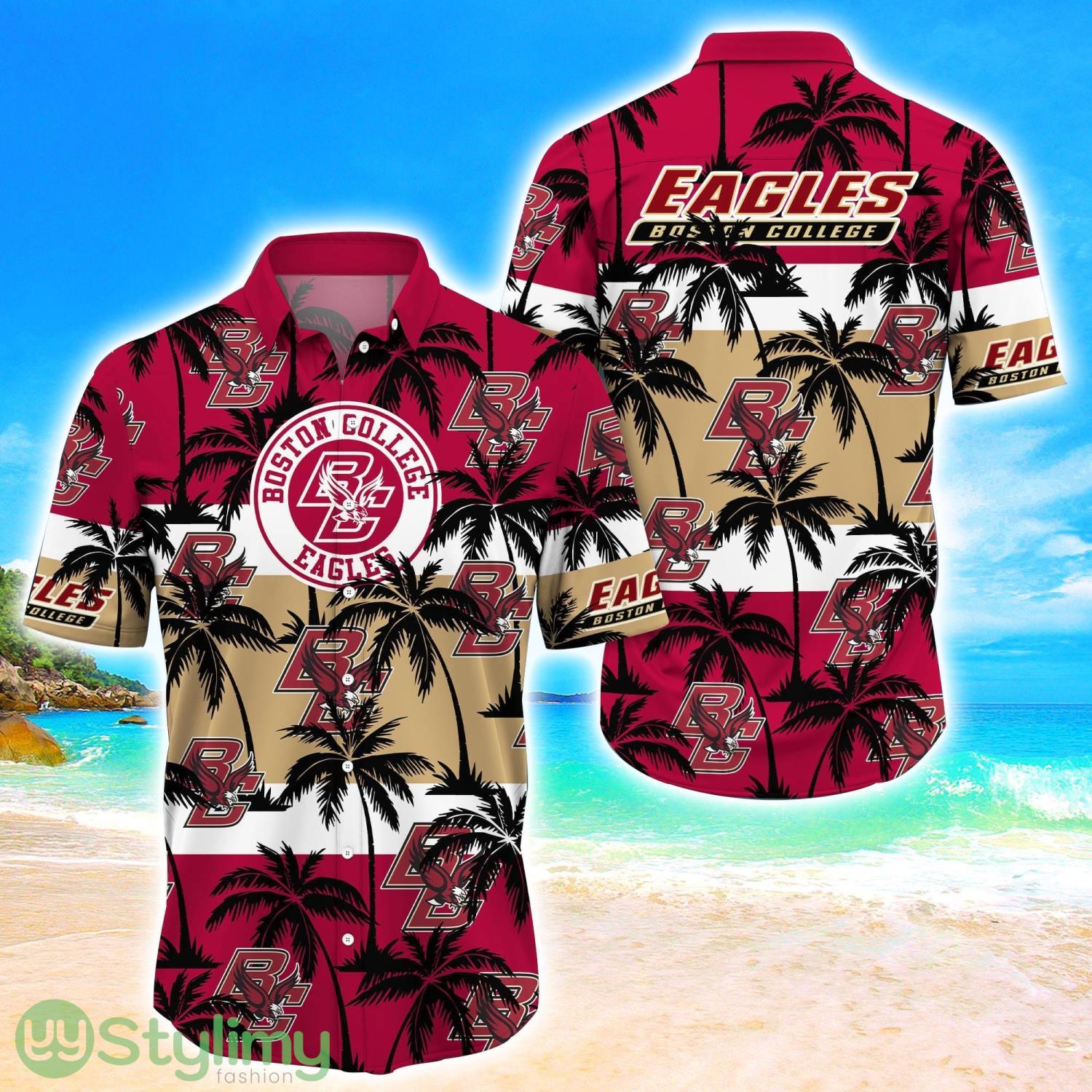 Boston College Eagles Tropical Palm Tree Trending Summer Aloha Hawaiian Shirt 4 Boston College Eagles Tropical Palm Tree Trending Summer Aloha Hawaiian Shirt Product Photo 1