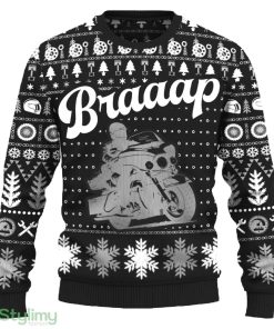Braaap Electra Glide Knitted Motorcross Sweater Gift Fans For Men And Women Christmas - Braaap Electra Glide Ugly Christmas Sweater_ 1