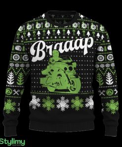 Braaap Electra Glide Ugly Christmas Sweater 2023 Trending Motorcross Merry For Fans Gift - Braaap Electra Glide Ugly Christmas Sweater_ 1