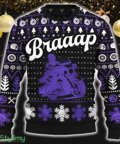 Braaap Electra Glide Ugly Christmas Sweater New Pattern Motorcross Holidays Gift Fans - Braaap Electra Glide Ugly Christmas Sweater_ 1
