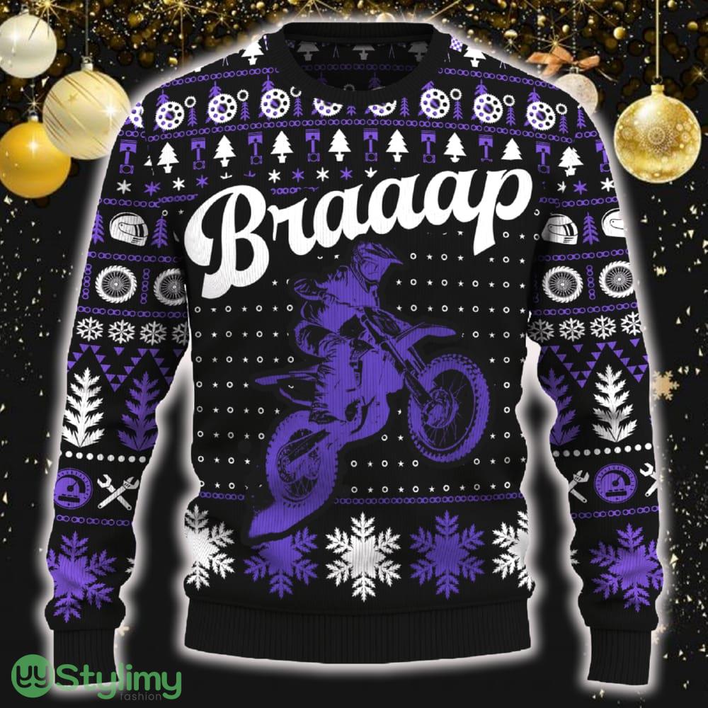 Braaap FC 450 Snow Ugly Christmas Sweater New Pattern Motorcross Holidays Gift Fans 4 Braaap FC 450 Snow Ugly Christmas Sweater New Pattern Motorcross Holidays Gift Fans - Braaap FC 450 Christmas Sweater_ 1