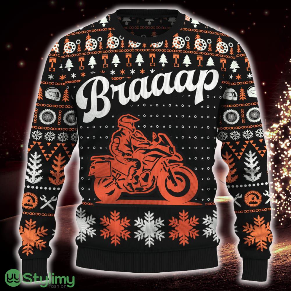 Braaap YZF-R7 Motorcross Snowflakes Ugly Christmas 3D Sweater Gift For Fans 4 Braaap YZF-R7 Motorcross Snowflakes Ugly Christmas 3D Sweater Gift For Fans - Braaap YZF-R7 Ugly Christmas Sweater_ 1