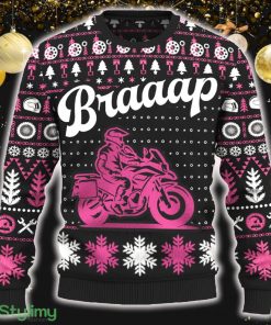Braaap YZF-R7 Ugly Christmas Sweater New Pattern Motorcross Holidays Gift Fans - Braaap YZF-R7 Ugly Christmas Sweater_ 1