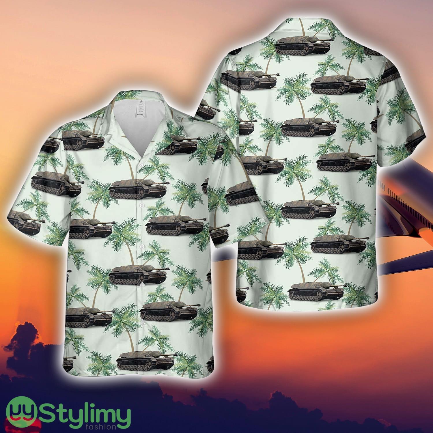 Bundeswehr Jagdpanzer IV Aloha Short Sleeve 3D Printed Hawaiian Shirt For Men And Women 2 Bundeswehr Jagdpanzer IV Aloha Short Sleeve 3D Printed Hawaiian Shirt For Men And Women Product Photo 1