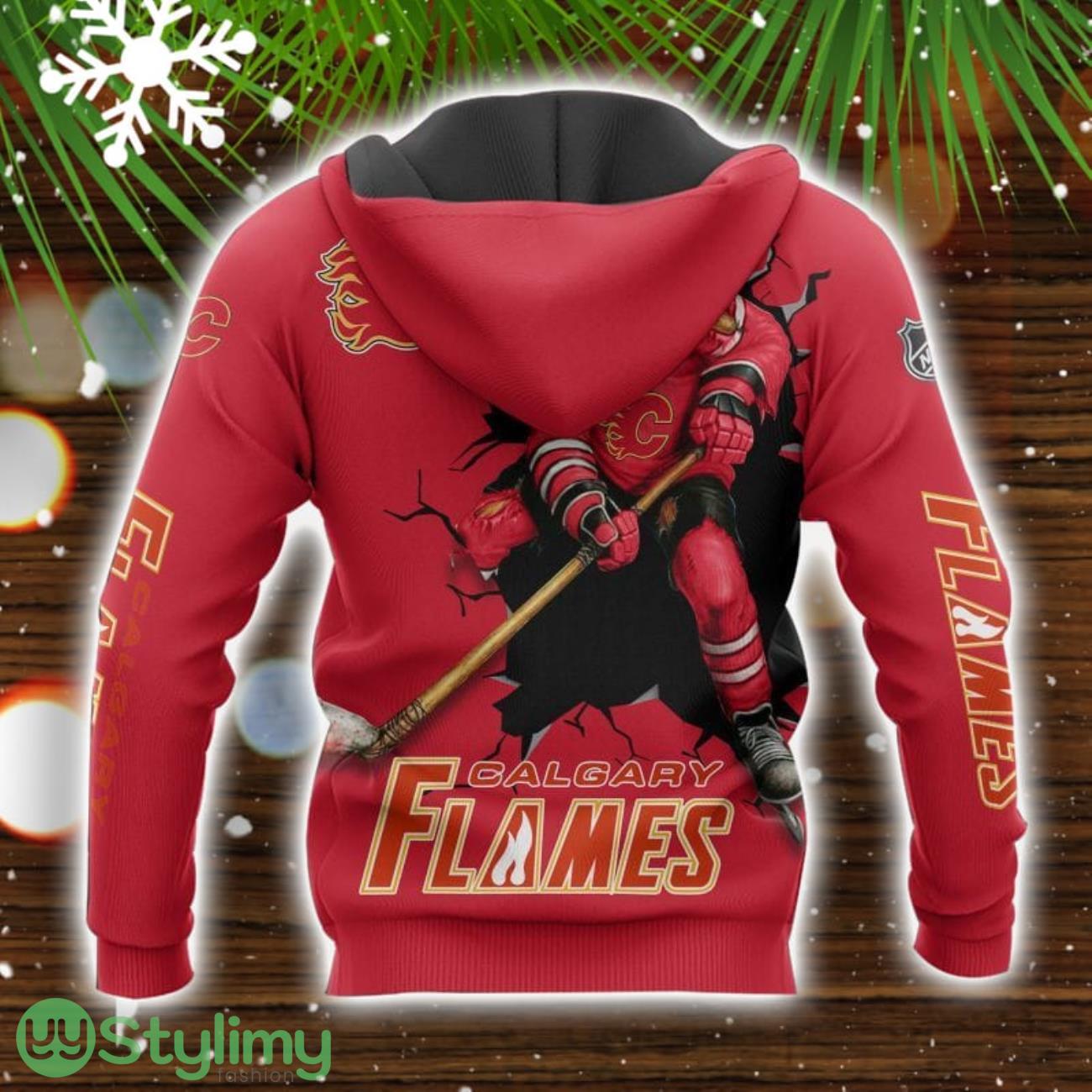 Calgary Flames 3D Hoodie Winter Gift Sport Fans Hoodie Unisex All Over Printed Hoodie 2 Calgary Flames 3D Hoodie Winter Gift Sport Fans Hoodie Unisex All Over Printed Hoodie Product Photo 2