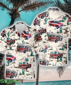 California Orange County Fire Authority Tropical 3D Hawaiian Shirt Summer Gift Product Photo 1