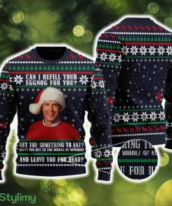 Can I Refill Your Eggnog For You 80s Movie Ugly Christmas Vacation Sweater Gift For Men Women - Can I Refill Your Eggnog For You 80s Movie Ugly Christmas Vacation Sweater Gift For Men Women