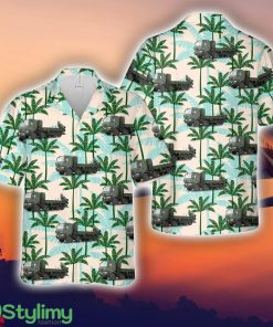 Canadian Army Medium Support Vehicle System (MSVS) Tropical 3D Hawaiian Shirt Summer Gift Product Photo 1
