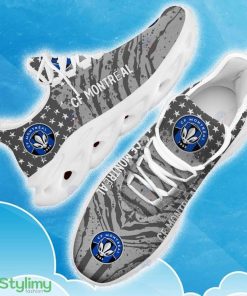 CF Montréal Grey New Chunky Shoes Camo Logo Printed For Men And Women Gift Fans Max Soul Sneakers - CF Montréal Clunky Sneakers Photo 13